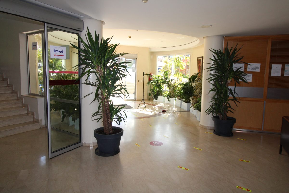 Hall d’entrée de la Clinique FRANCEVILLE, Casablanca